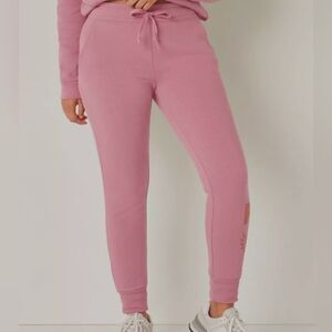 Victoria's Secret PINK Bling Classic Jogger Sweatpants pink color size Large